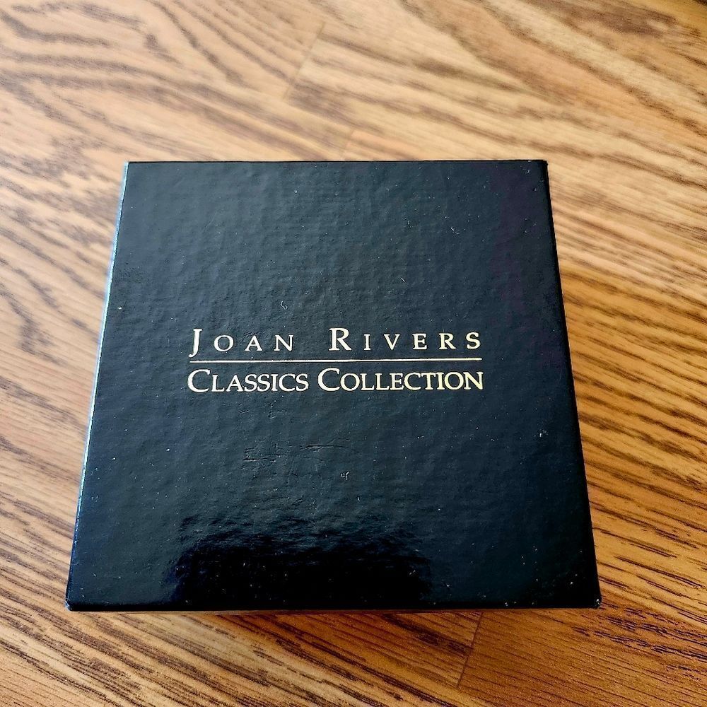JOAN RIVERS Gold Cage Cabochon Comfort Clip Earrings, 5 Colors! TIMELESS CHIC! - Picture 7 of 10